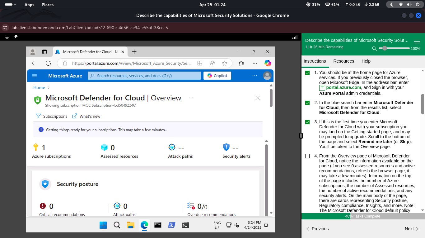 Defender for Cloud dashboard