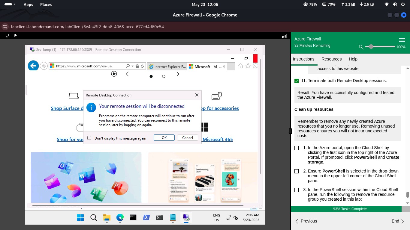 Step 12 – Session Termination and Cleanup